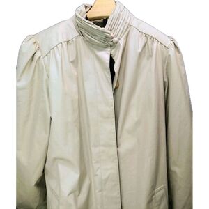 Vintage London Fog Trench Coat W/Removable Wool Lining Size 10